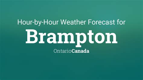 brampton weather hourly